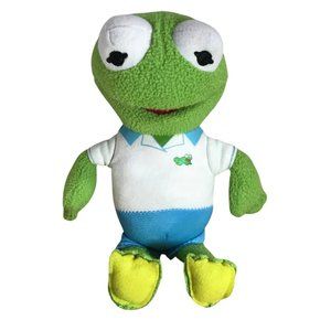 DISNEY KERMIT MUPPET PLUSH TRAVEL SIZE 8 INCH